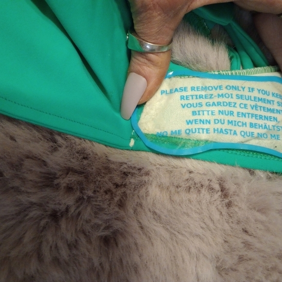 Asos Swim green aqua turquoise bikini bottoms size 10 NWOT - Picture 5 of 7